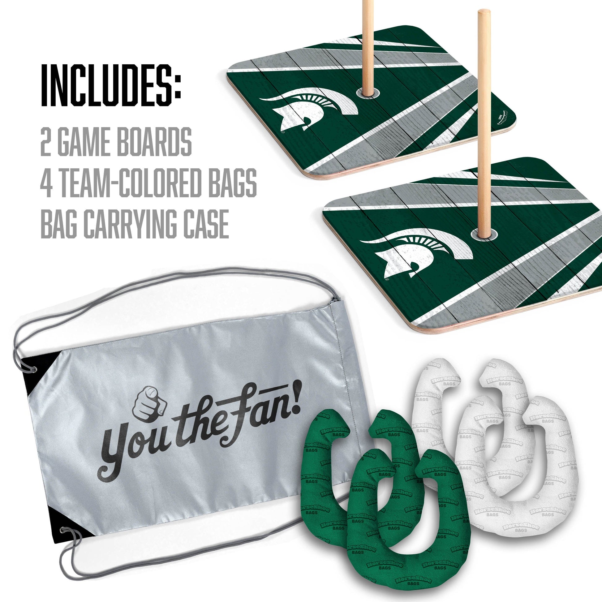 NCAA Michigan State Spartans Horseshoe Bag Game