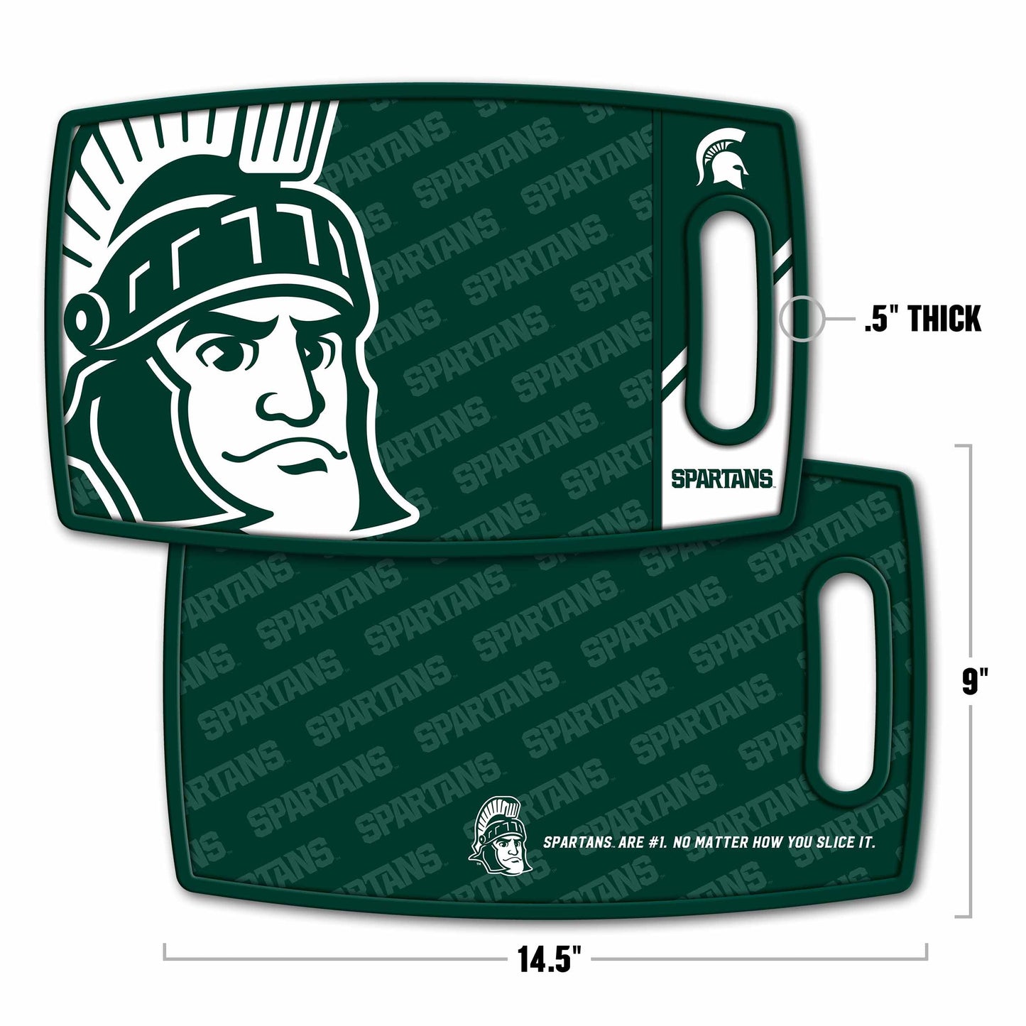 Michigan State Spartans Logo Series Cutting Board Alt 1