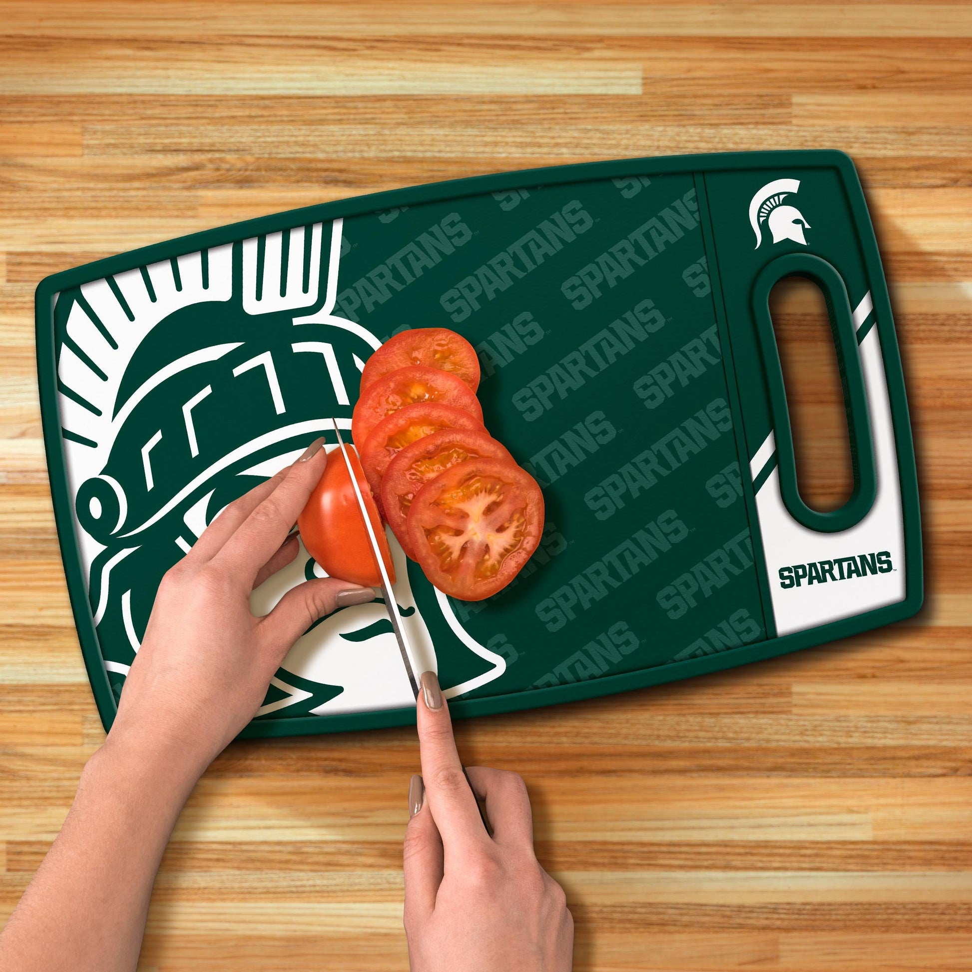 Michigan State Spartans Logo Series Cutting Board Alt 3