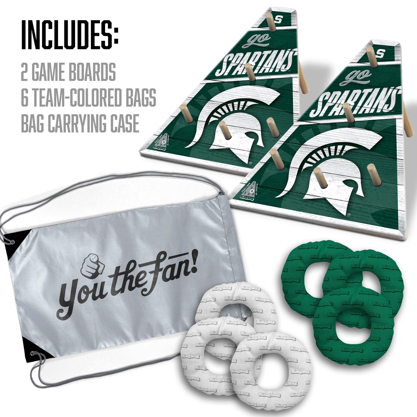 NCAA Michigan State Spartans Ringbag Outdoor Game