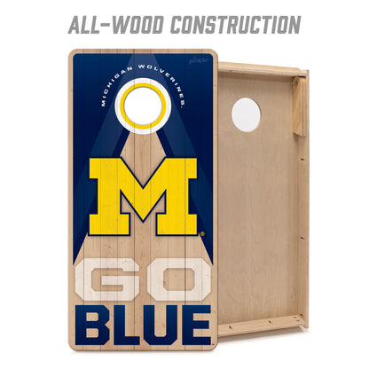 NCAA Michigan Wolverines 2' x 4' Slogan Series Cornhole