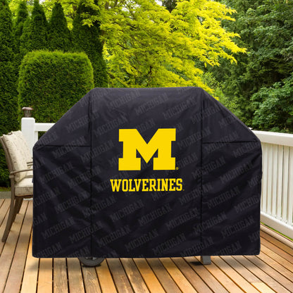 NCAA Michigan Wolverines Heavy Duty Grill Cover