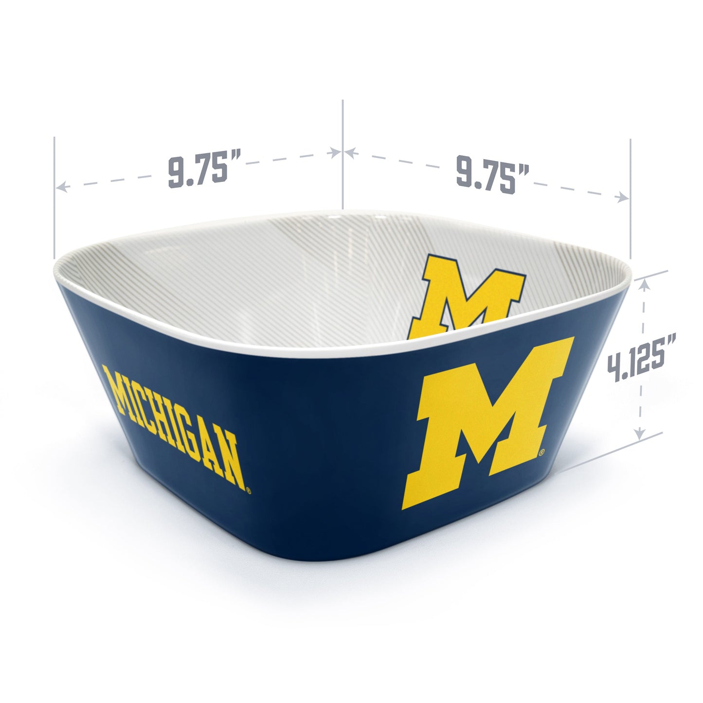 Michigan Wolverines Large Party Bowl Alt 3