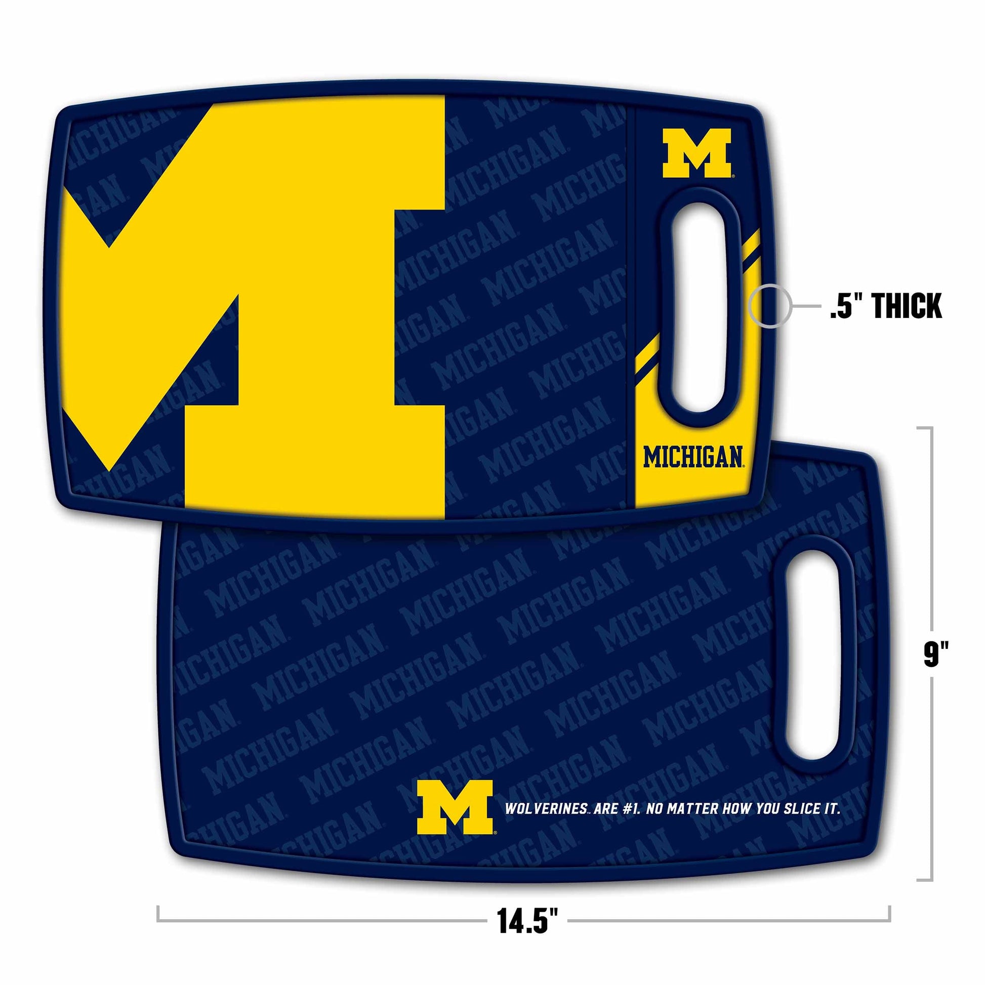 Michigan Wolverines Logo Series Cutting Board Alt 1