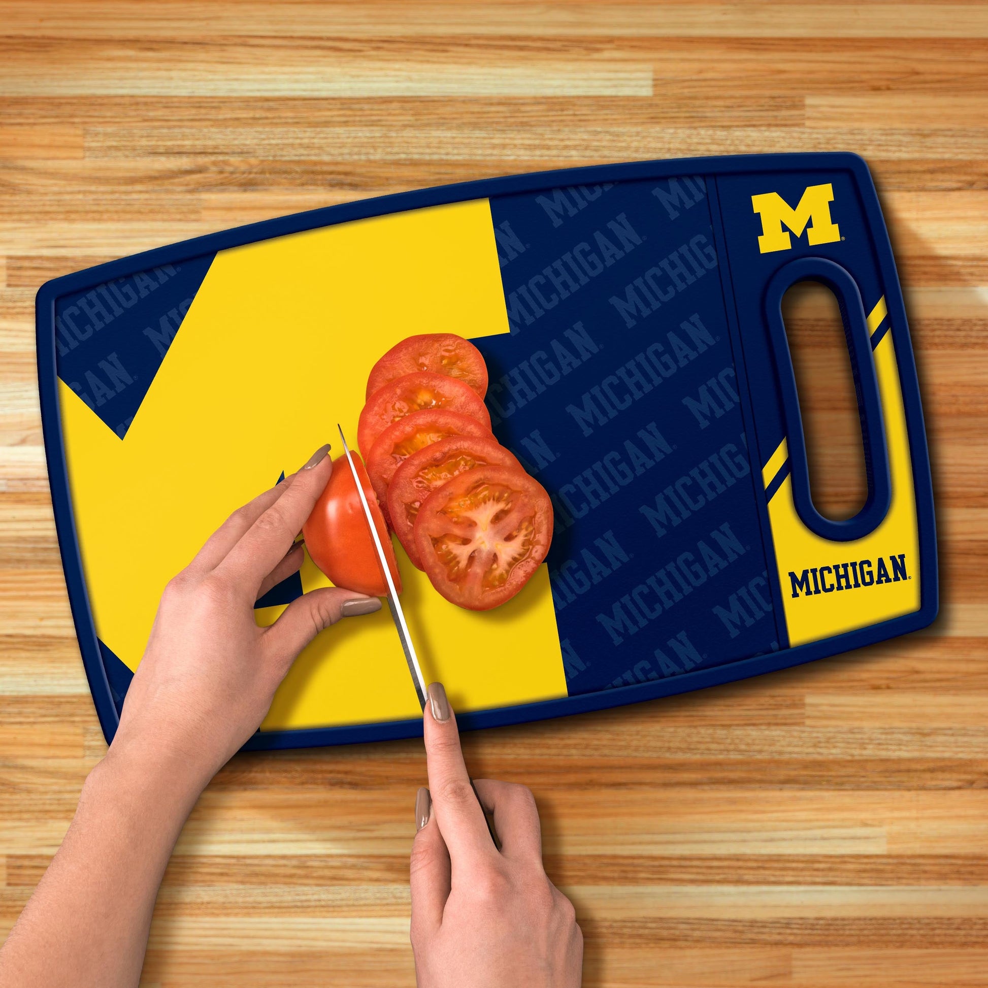 Michigan Wolverines Logo Series Cutting Board Alt 3
