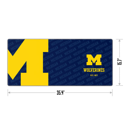 Michigan Wolverines Logo Series Desk Pad Alt 1