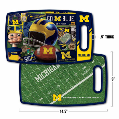 Michigan Wolverines Retro Series Cutting Board Alt 1