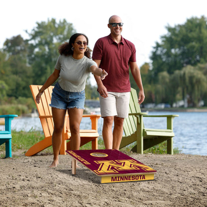 NCAA Minnesota Golden Gophers 2' X 3' All-Wood Cornhole Set - Alt 5