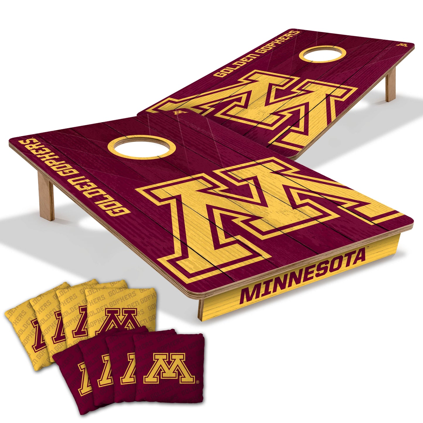NCAA Minnesota Golden Gophers 2' X 3' All-Wood Cornhole Set-main