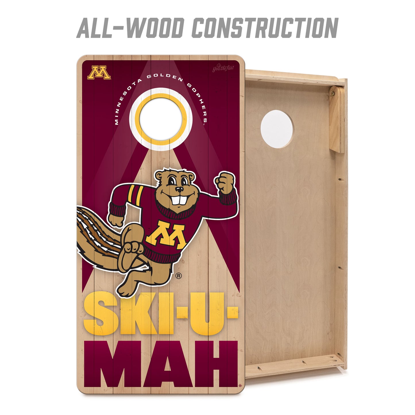 NCAA Minnesota Golden Gophers 2' x 4' Slogan Series Cornhole