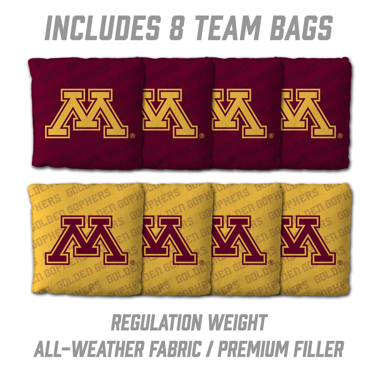 NCAA Minnesota Golden Gophers 2' x 4' Slogan Series Cornhole