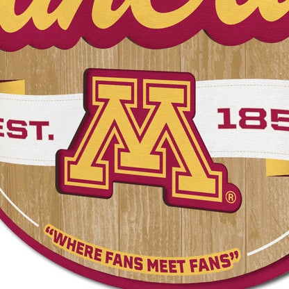 Minnesota Golden Gophers Fan Cave Sign Alt 3
