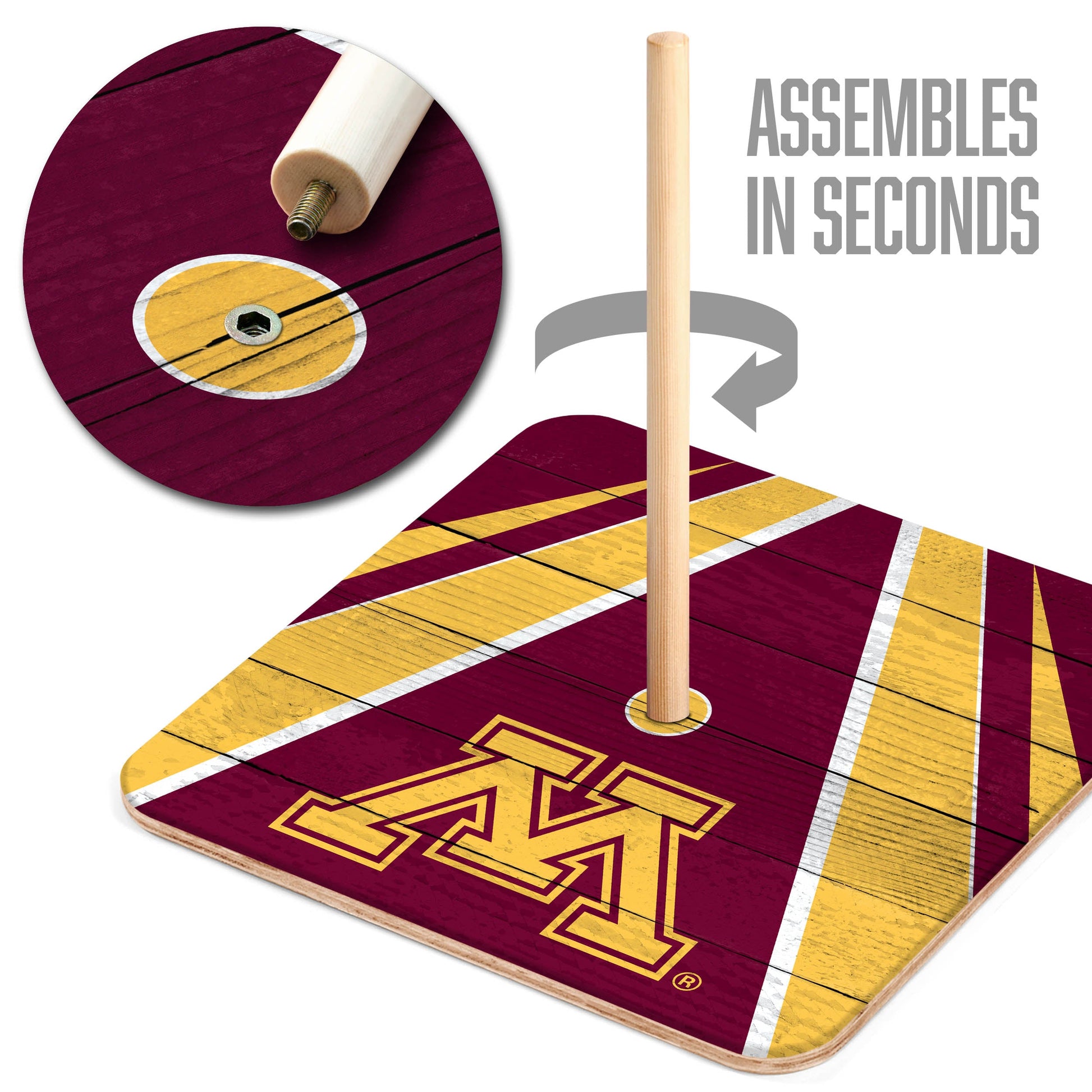 NCAA Minnesota Golden Gophers Horseshoe Bag Game