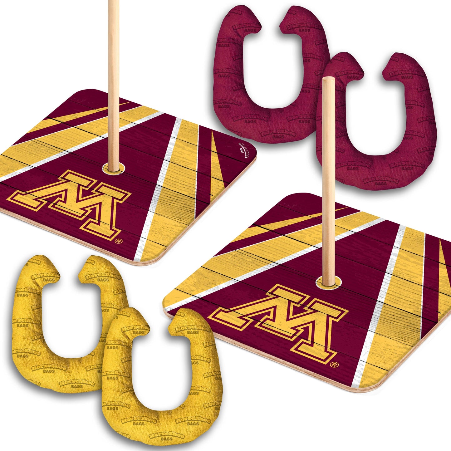 NCAA Minnesota Golden Gophers Horseshoe Bag Game