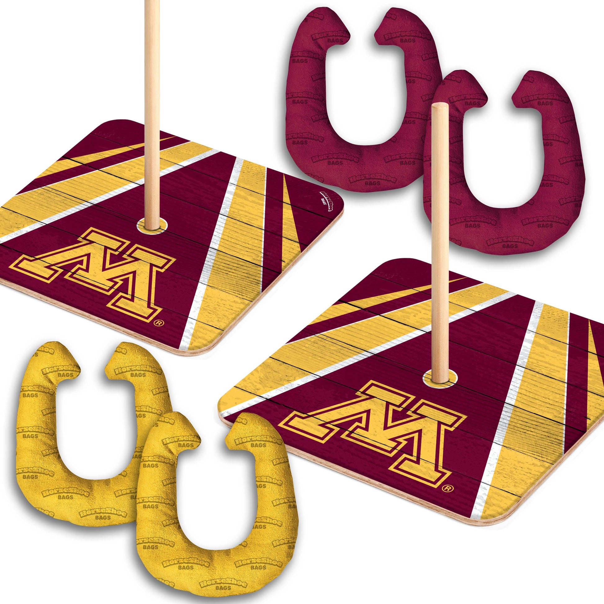 NCAA Minnesota Golden Gophers Horseshoe Bag Game