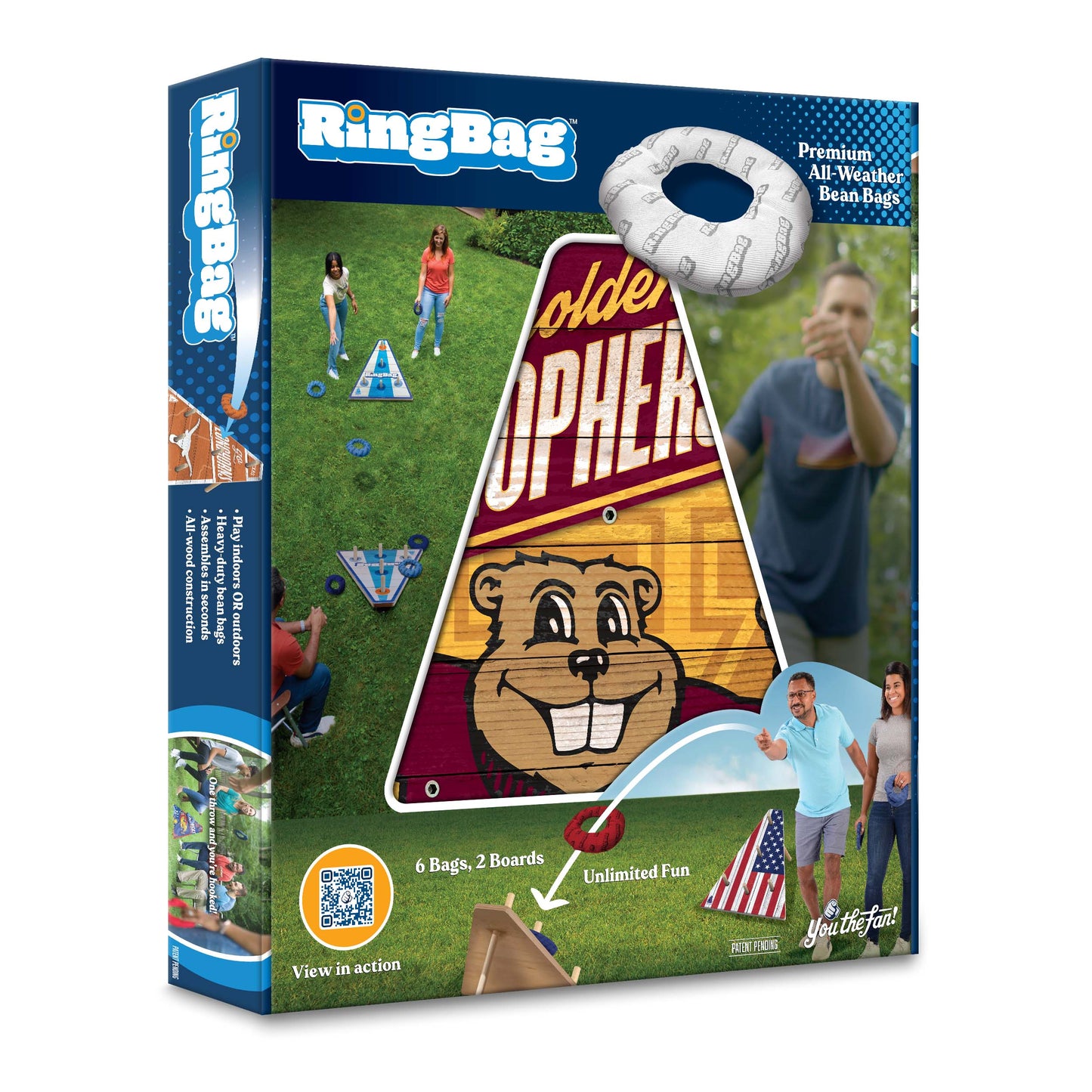 NCAA Minnesota Golden Gophers Ringbag Outdoor Game