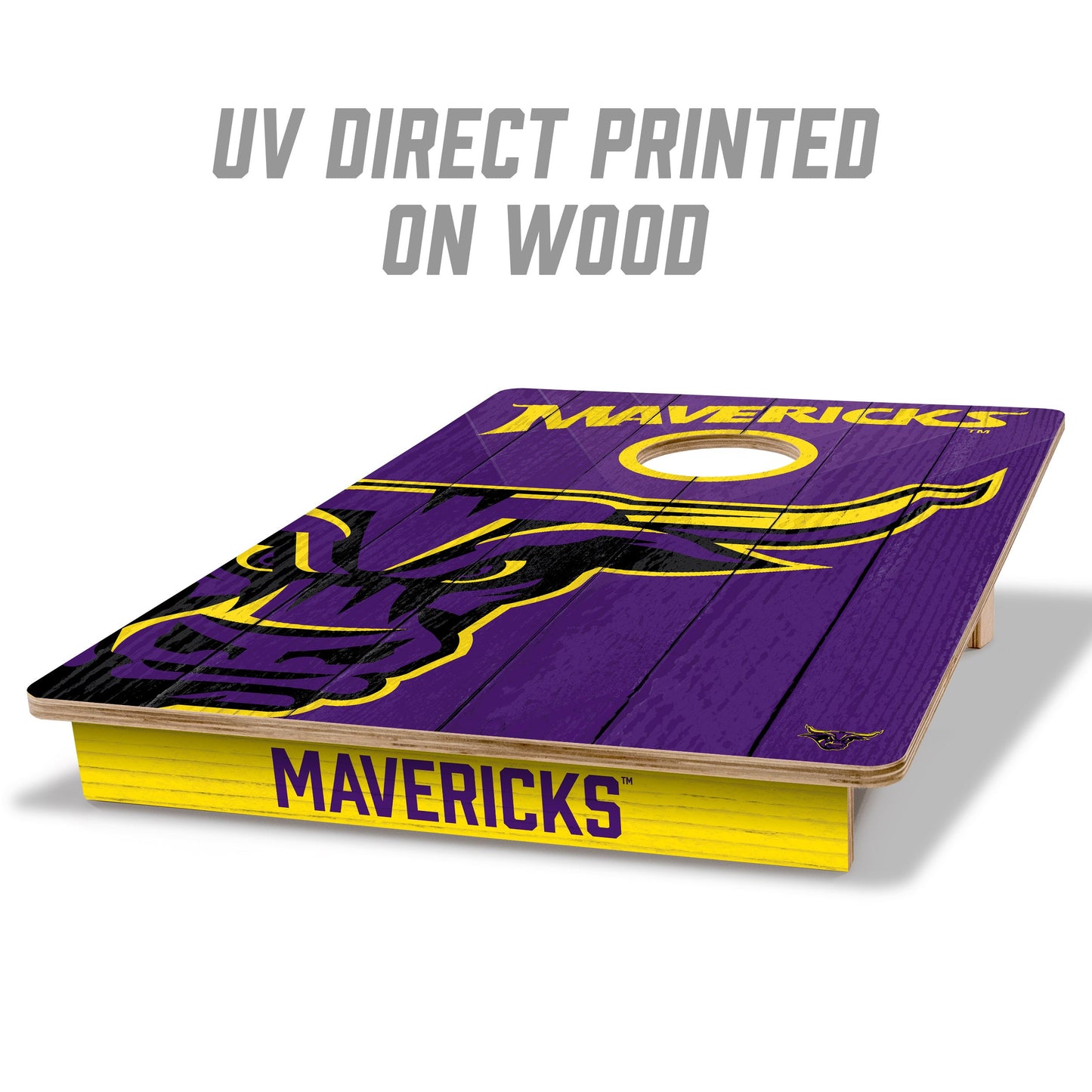 NCAA Minnesota State Mavericks 2' X 3' All-Wood Cornhole Set - Alt 1