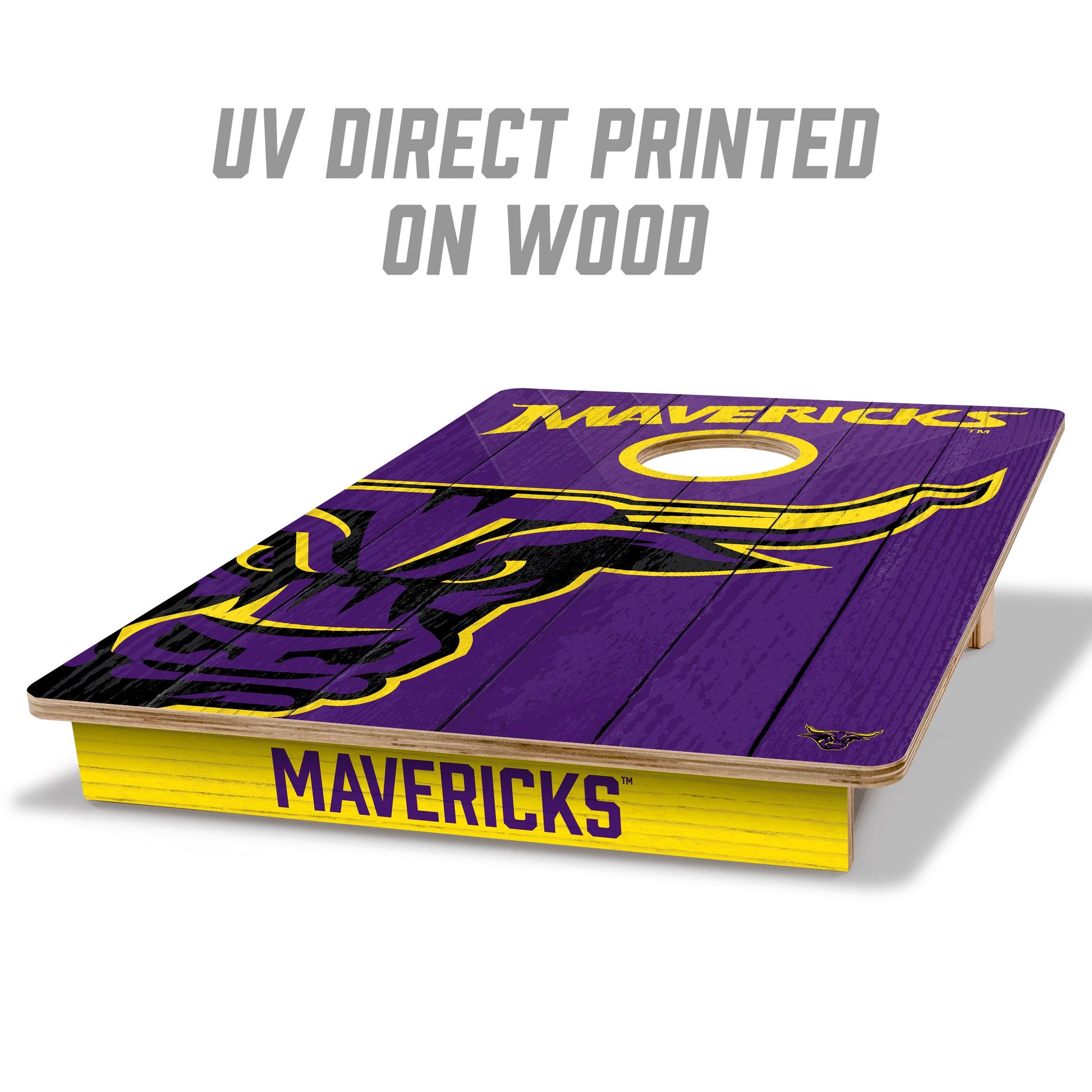 NCAA Minnesota State Mavericks 2' X 3' All-Wood Cornhole Set - Alt 1