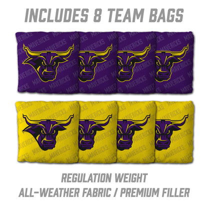NCAA Minnesota State Mavericks 2' X 3' All-Wood Cornhole Set - Alt 3