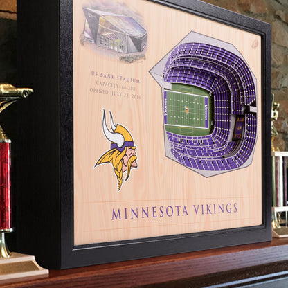 NFL Minnesota Vikings 25-Layer StadiumView Wallart