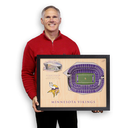 NFL Minnesota Vikings 25-Layer StadiumView Wallart