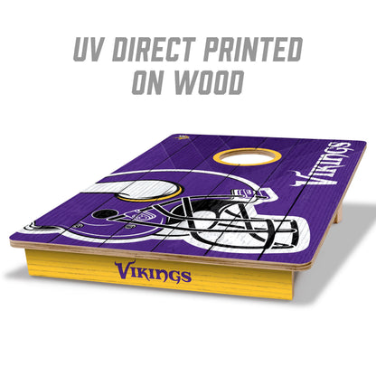 NFL Minnesota Vikings 2' X 3' All-Wood Cornhole Set - Alt 1