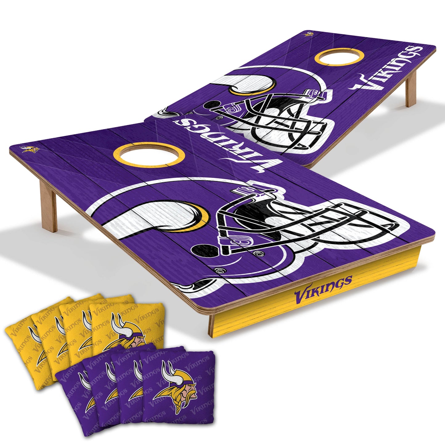 NFL Minnesota Vikings 2' X 3' All-Wood Cornhole Set-main