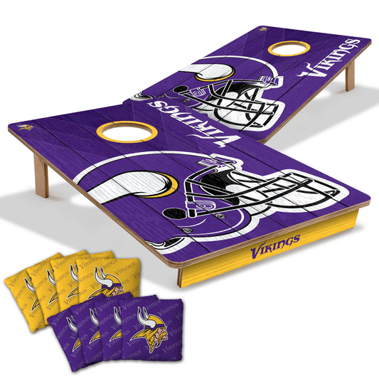 NFL Minnesota Vikings 2' X 3' All-Wood Cornhole Set-main