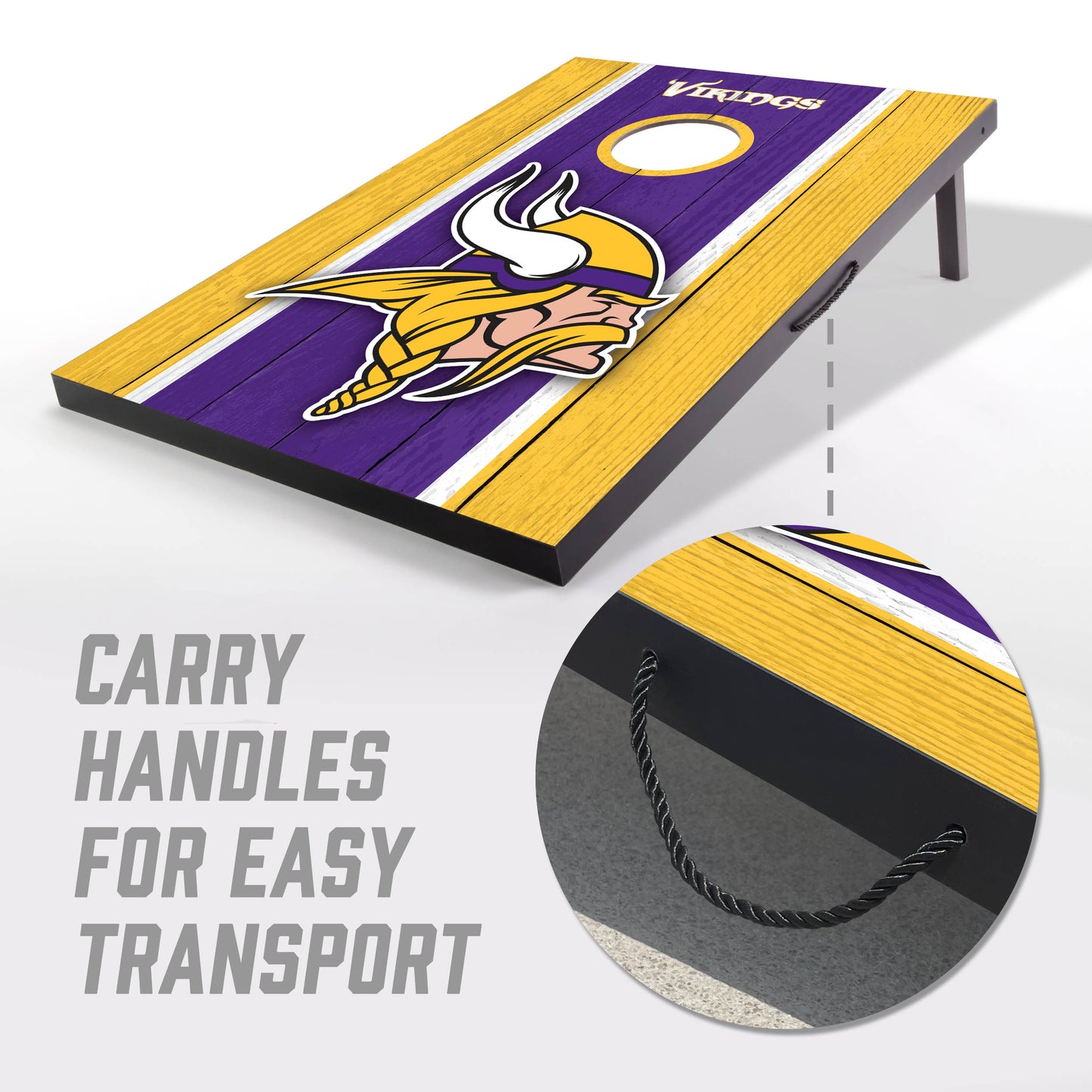 NFL Minnesota Vikings 2' x 3' MDF Cornhole Set
