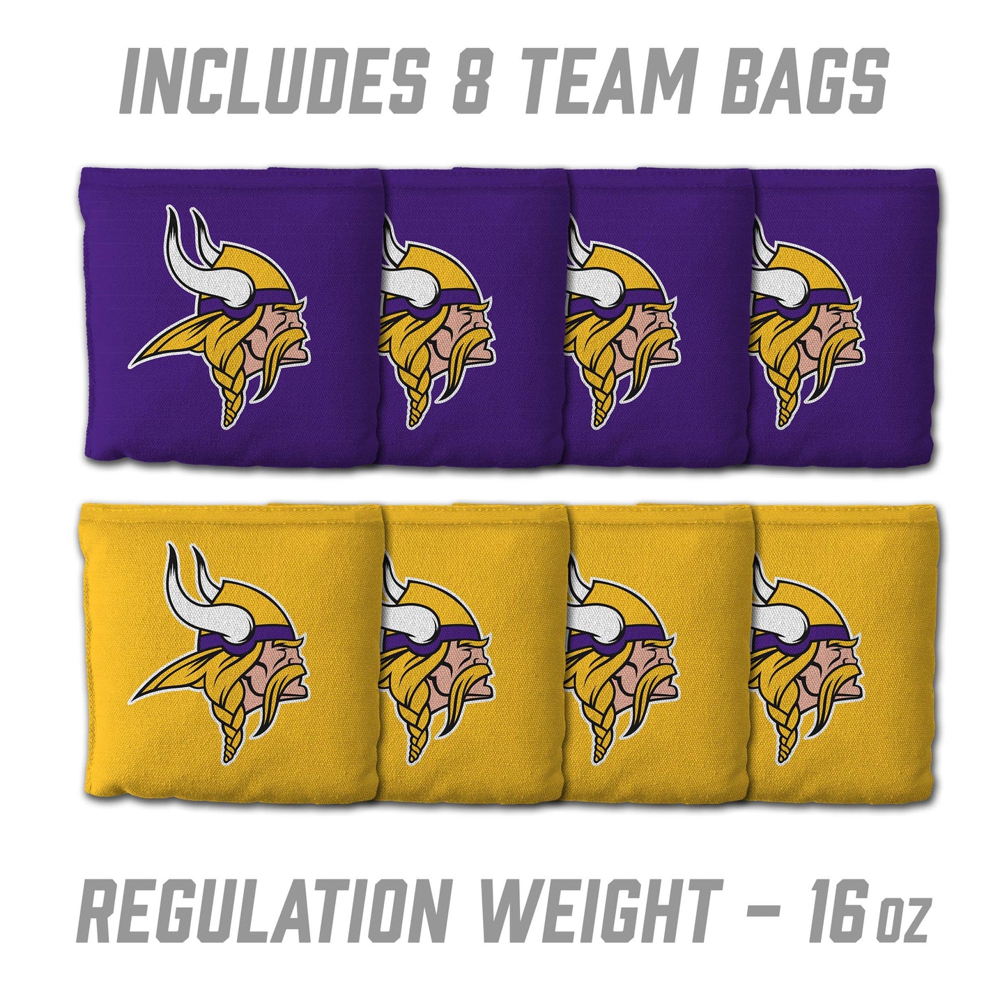 NFL Minnesota Vikings 2' x 3' MDF Cornhole Set