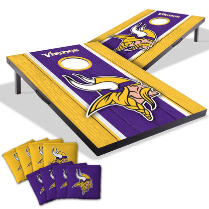 NFL Minnesota Vikings 2' x 3' MDF Cornhole Set
