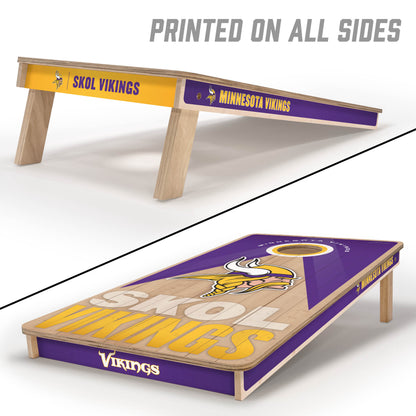 NFL Minnesota Vikings 2' x 4' Slogan Series Cornhole