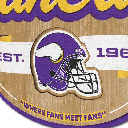 Minnesota Vikings Fan Cave Wall Art Alt 3