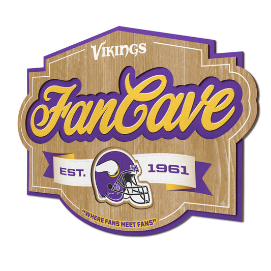 Minnesota Vikings Fan Cave Wall Art