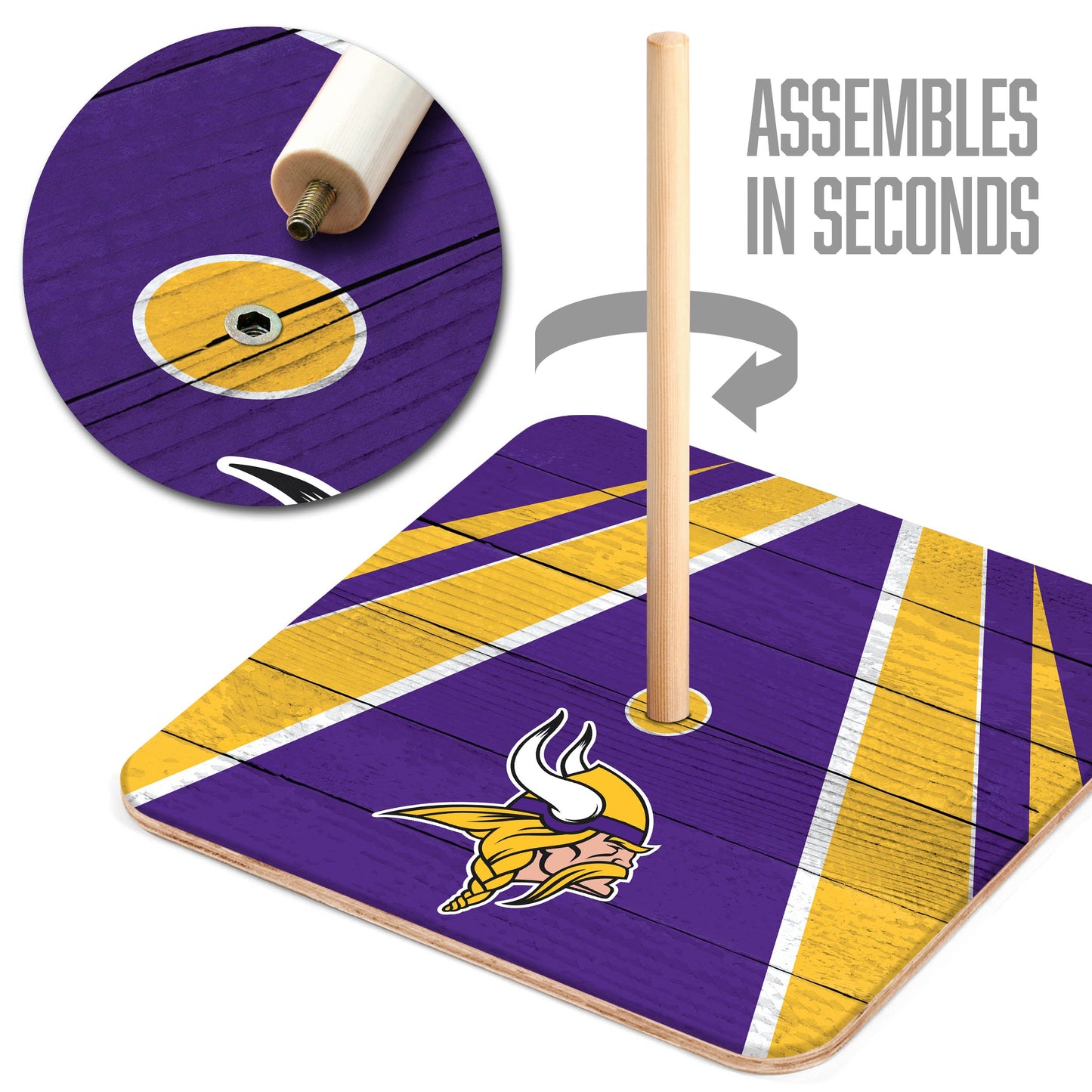NFL Minnesota Vikings Horseshoe Bag Game