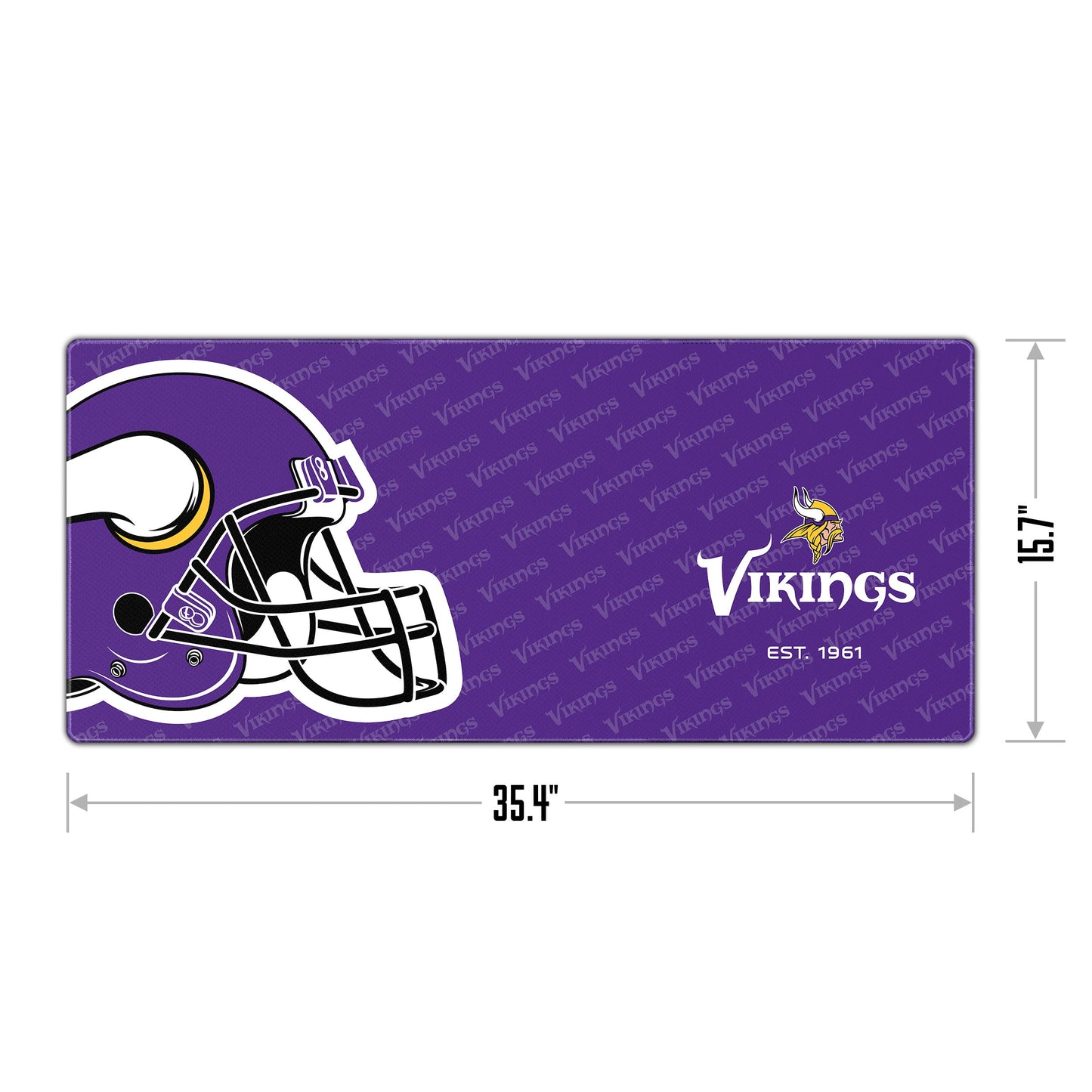 Minnesota Vikings Logo Series Desk Pad Alt 1
