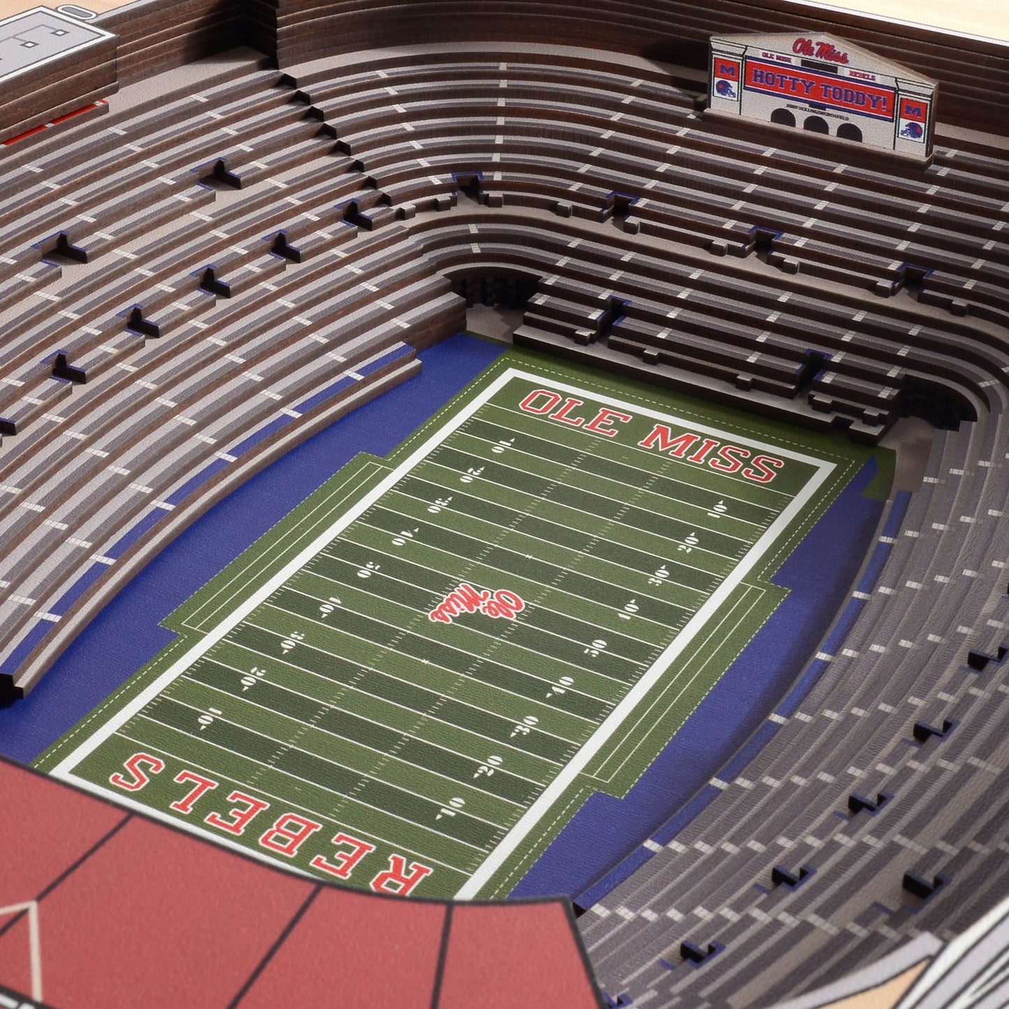 NCAA Mississippi Rebels 25-Layer StadiumView Wallart