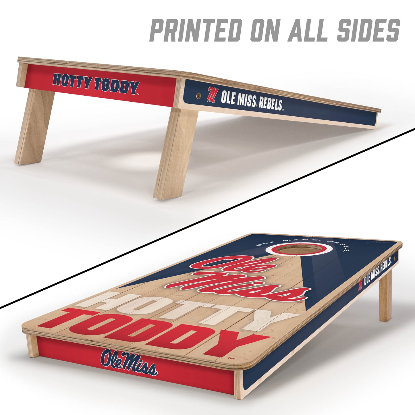 NCAA Mississippi Rebels 2' x 4' Slogan Series Cornhole
