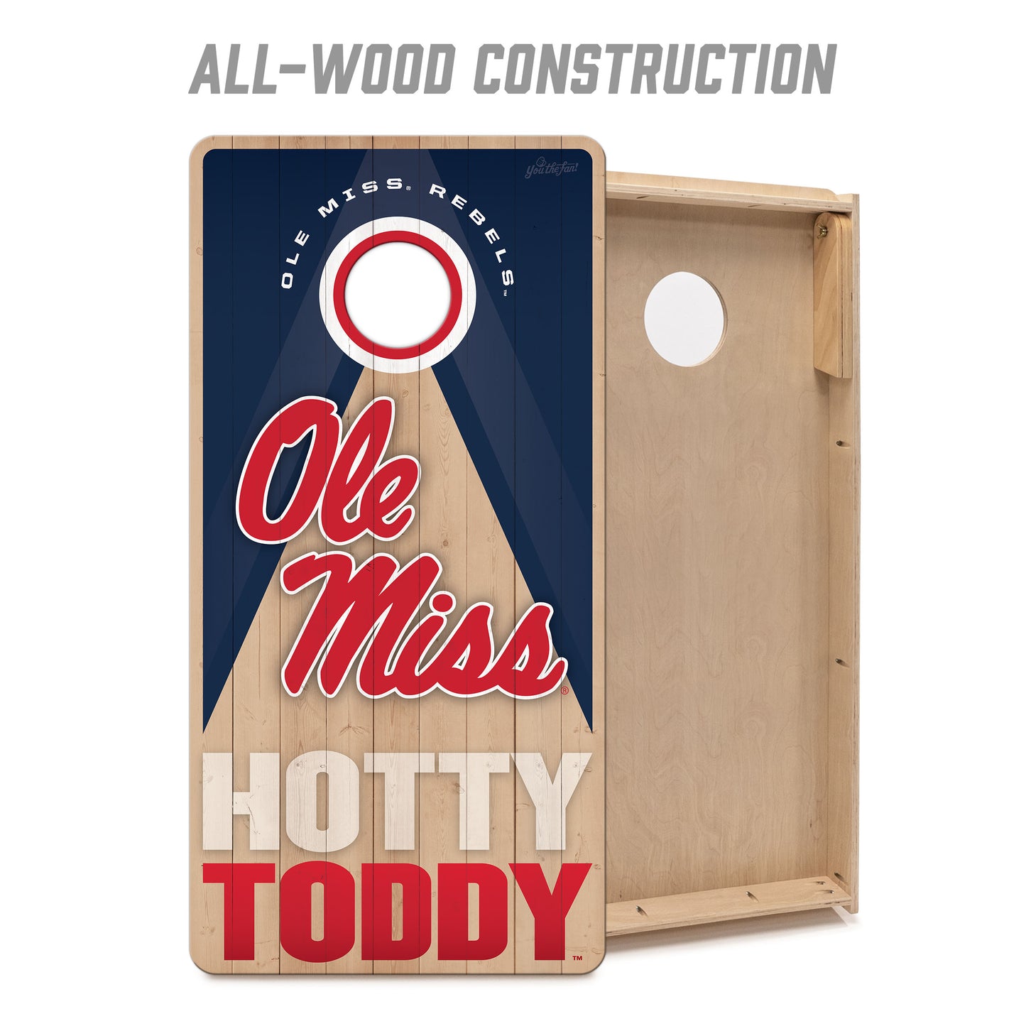 NCAA Mississippi Rebels 2' x 4' Slogan Series Cornhole