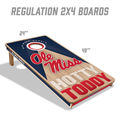 NCAA Mississippi Rebels 2' x 4' Slogan Series Cornhole
