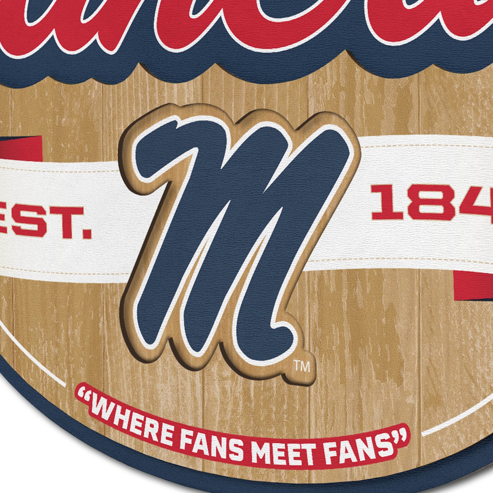 Mississippi Rebels Fan Cave Sign Alt 3