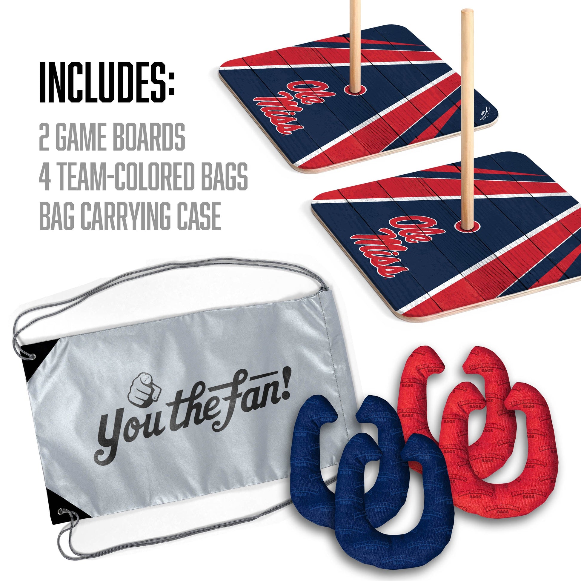 NCAA Mississippi Rebels Horseshoe Bag Game