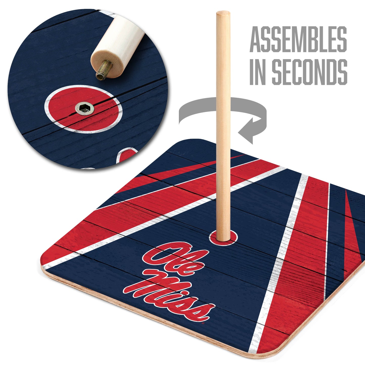 NCAA Mississippi Rebels Horseshoe Bag Game