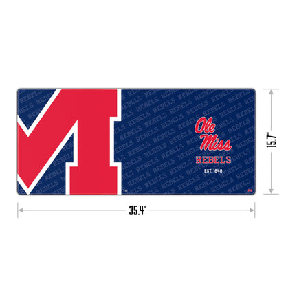 Mississippi Rebels Logo Series Desk Pad Alt 1