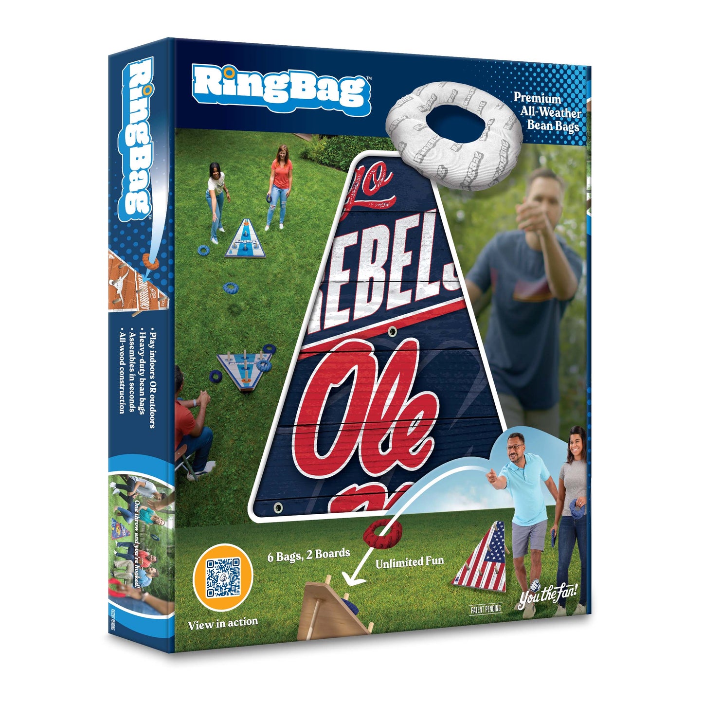 NCAA Mississippi Rebels Ringbag Outdoor Game