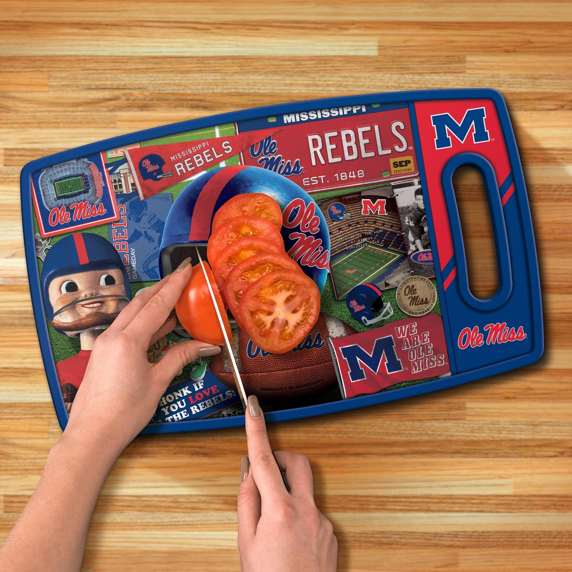 Mississippi Rebels Retro Series Cutting Board Alt 3