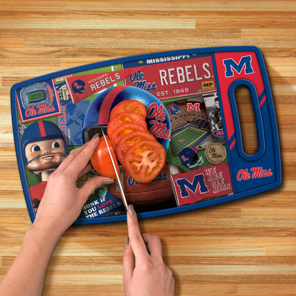 Mississippi Rebels Retro Series Cutting Board Alt 3