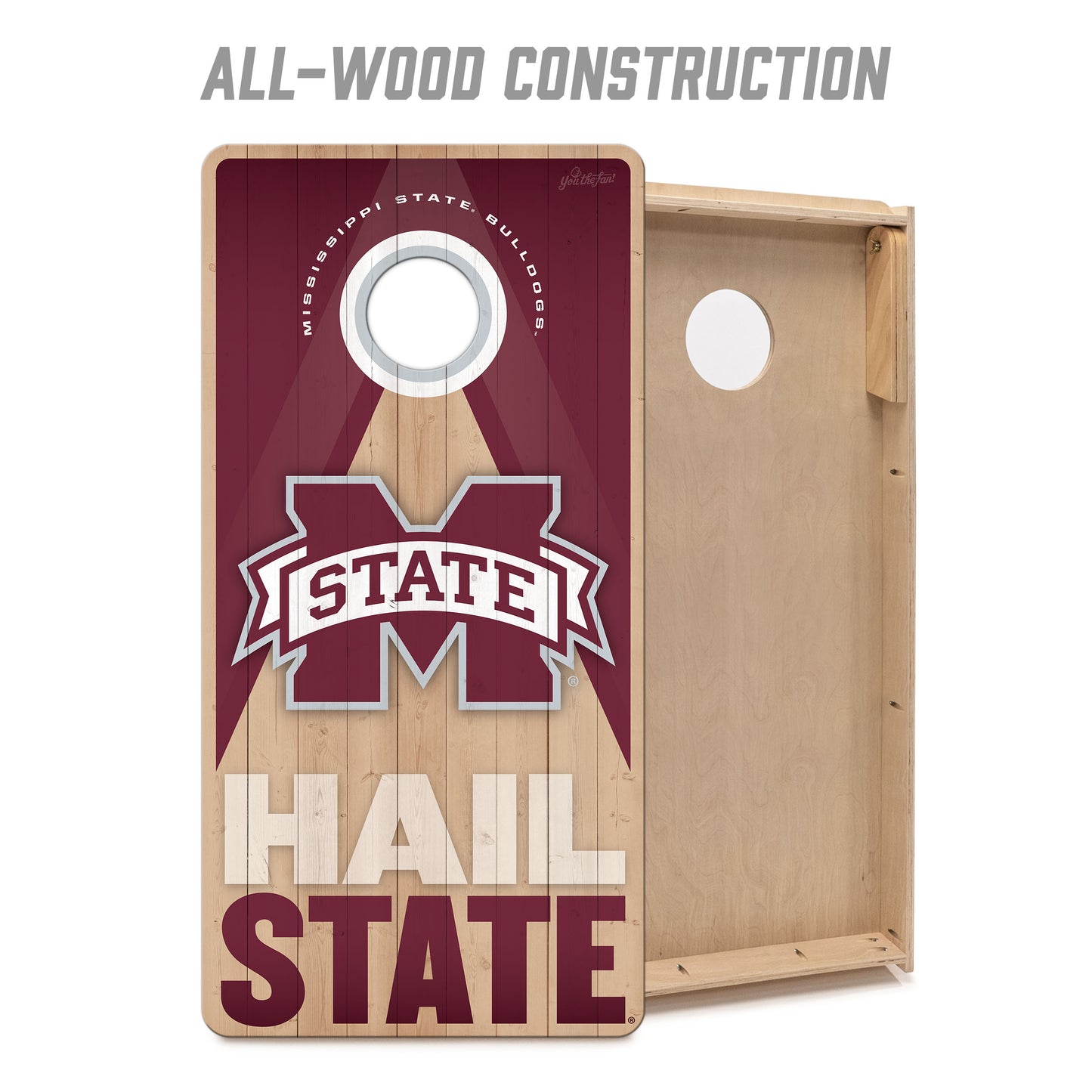 NCAA Mississippi State Bulldogs 2' x 4' Slogan Series Cornhole