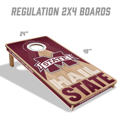 NCAA Mississippi State Bulldogs 2' x 4' Slogan Series Cornhole