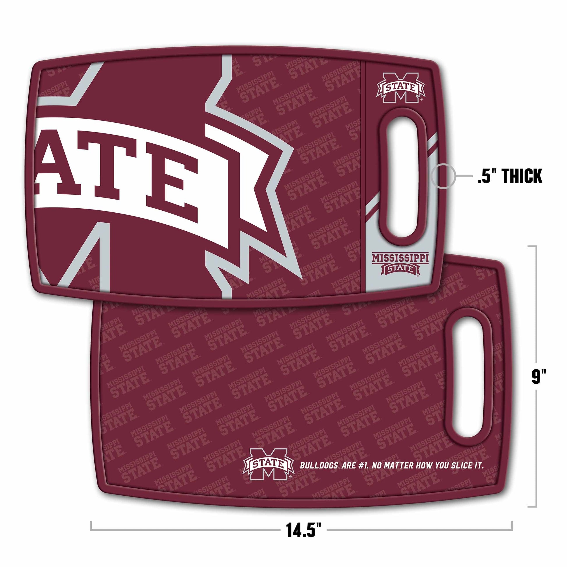 Mississippi State Bulldogs Logo Series Cutting Board Alt 1